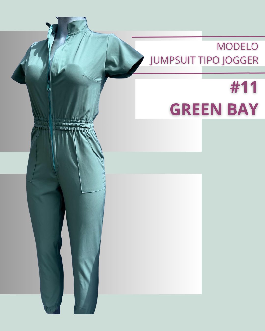 uniforme quirúrgico jumpsuit tipo jogger