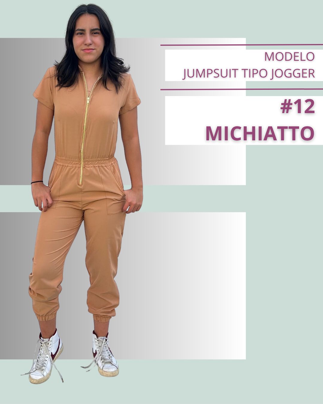 uniforme quirúrgico jumpsuit tipo jogger