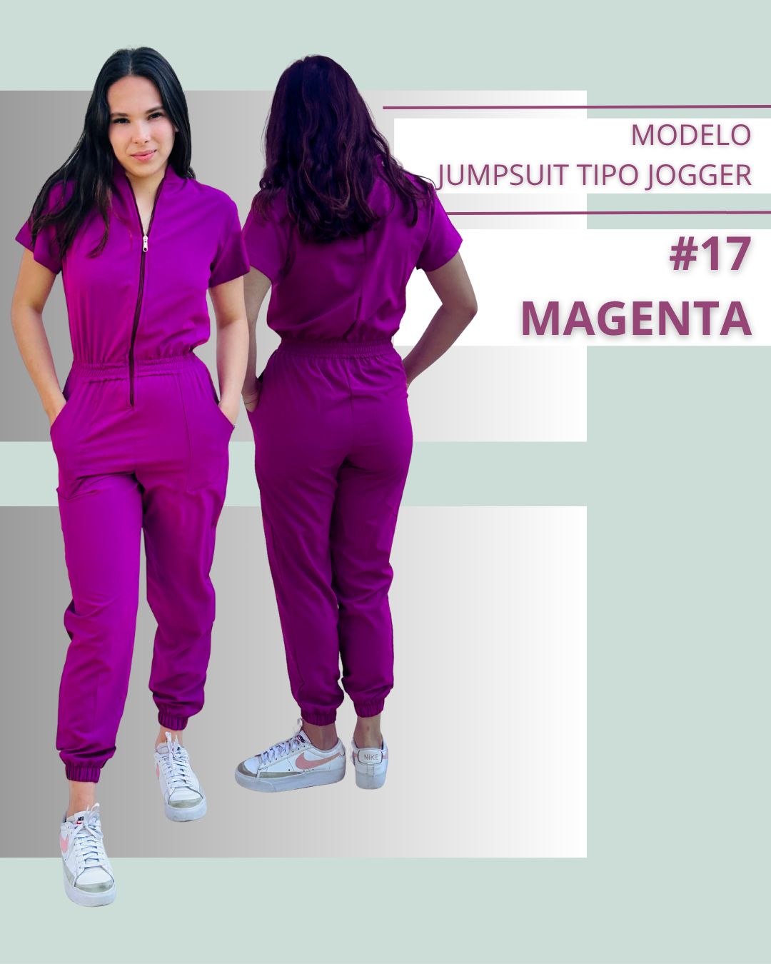 uniforme quirúrgico jumpsuit tipo jogger