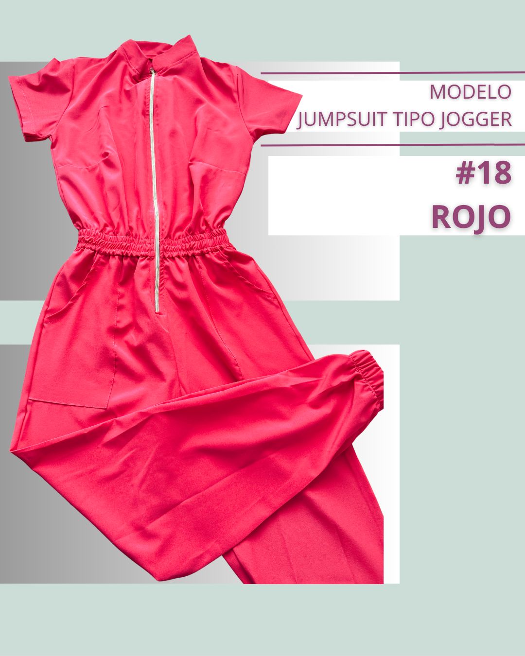 uniforme quirúrgico jumpsuit tipo jogger