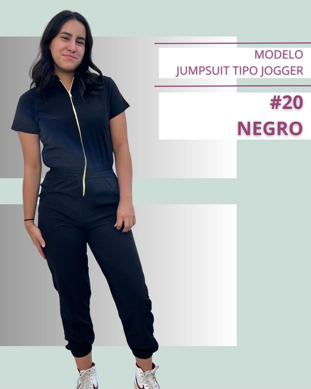 uniforme quirúrgico jumpsuit tipo jogger