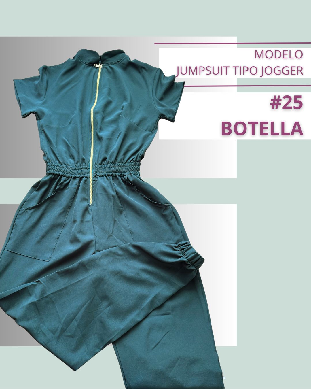 uniforme quirurgico jumpsuit tipo jogger