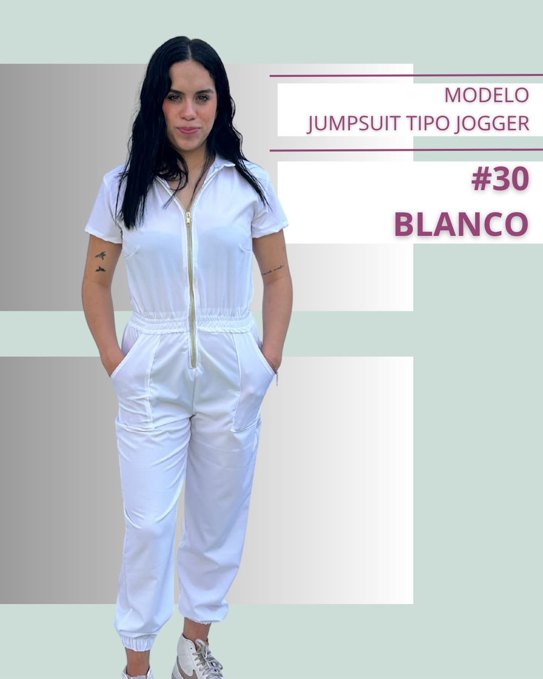uniforme quirurgico jumpsuit tipo jogger