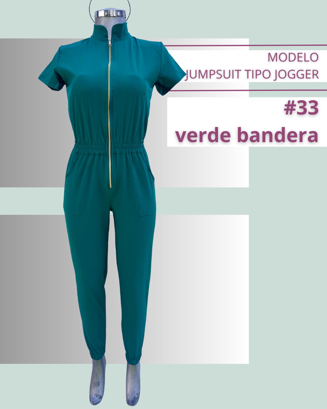 uniforme quirurgico jumpsuit tipo jogger