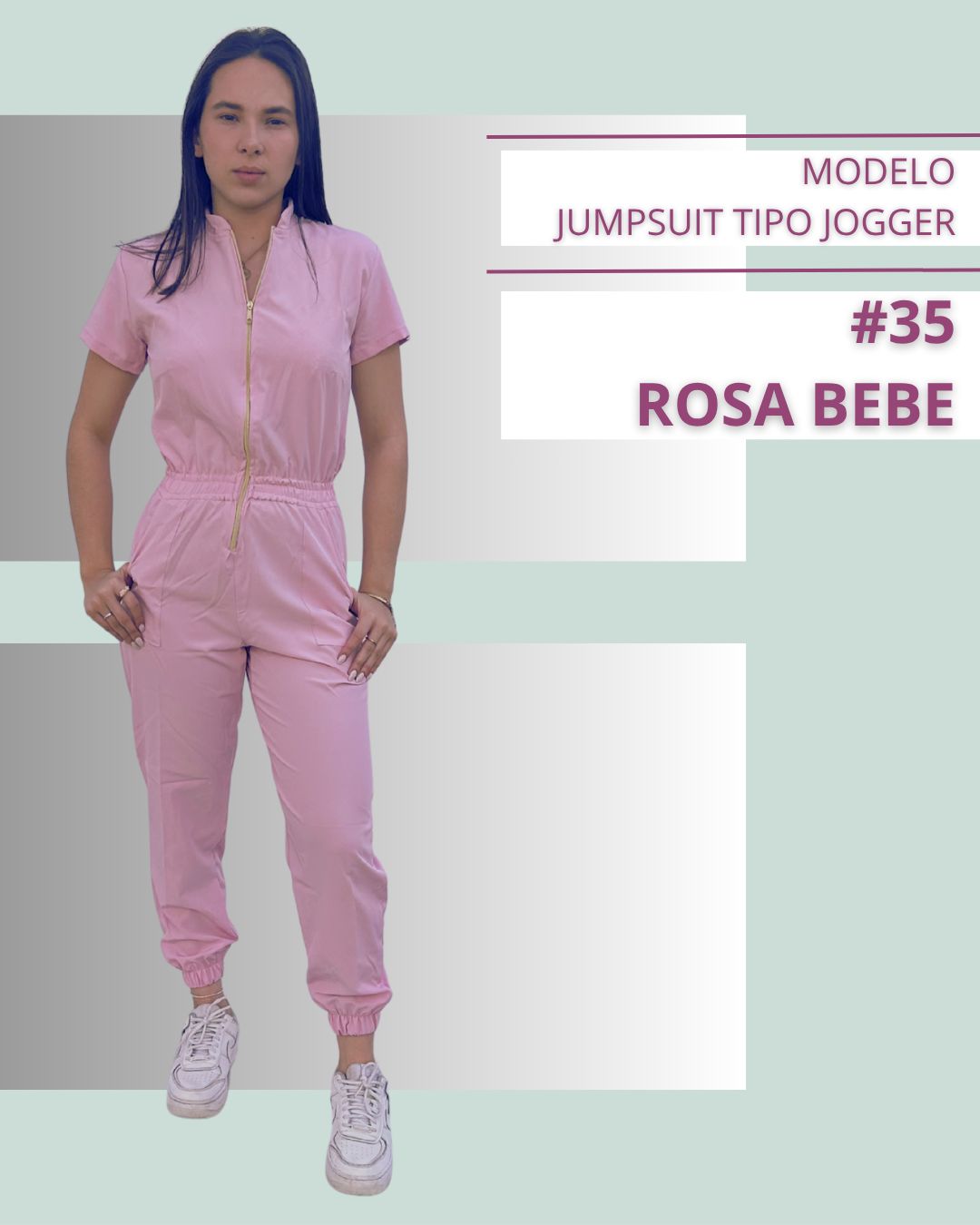 uniforme quirurgico jumpsuit tipo jogger