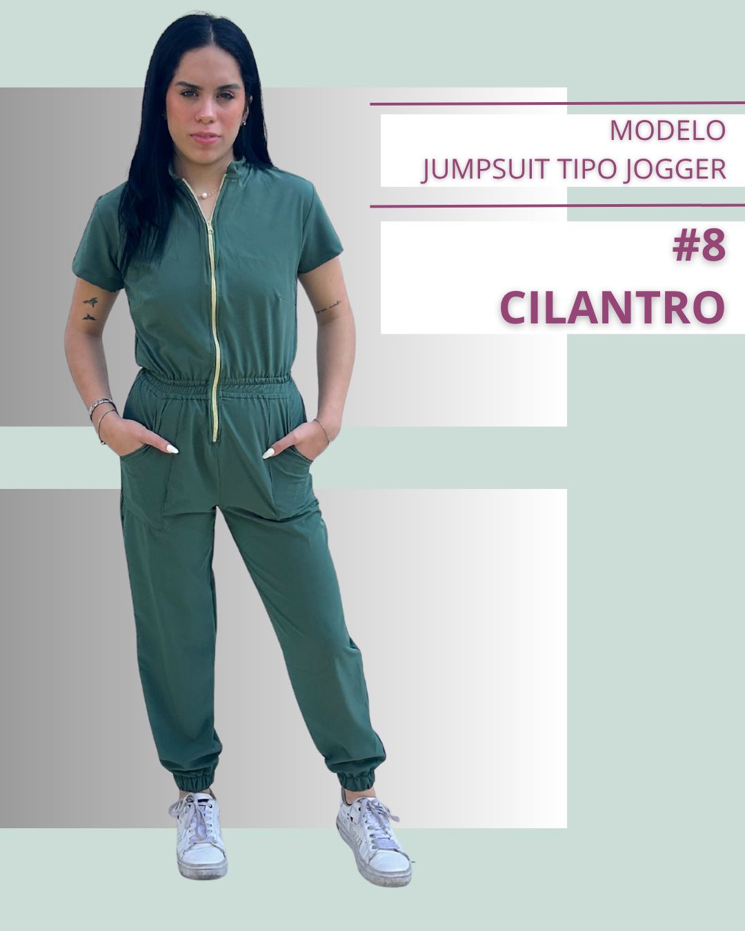uniforme quirúrgico jumpsuit tipo jogger